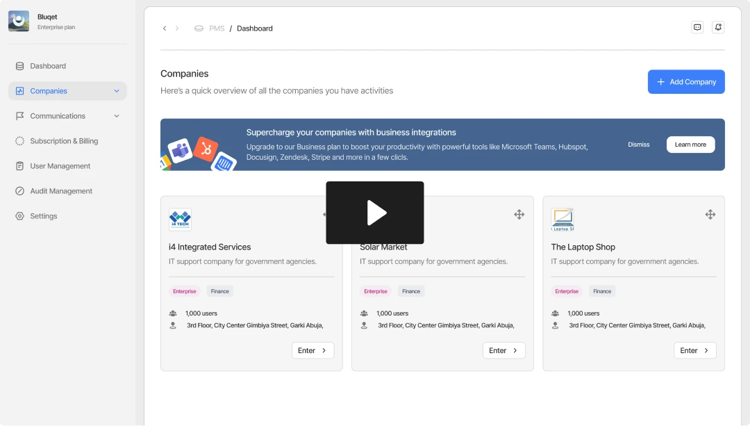 Ezzek dashboard preview